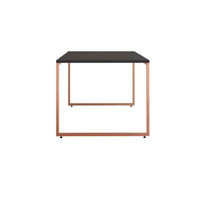 Mesa De Jantar Colt Preto Cobre