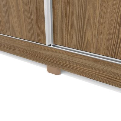 Guarda-roupa Casal Mdf Kappesberg C/pés 3 Portas 8 Gavetas
