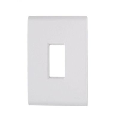 Placa 1 Posto Vertical 4x2 Tramontina Liz Branca 57106/003