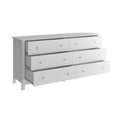 Cômoda Ditália 6 Gavetas Dm-221 Branco