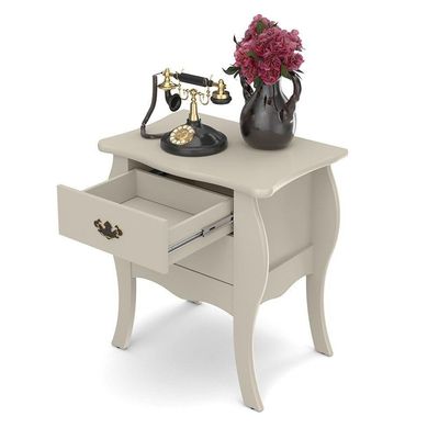 Bombe Com 02 Gavetas Premier Off-white Patrimar