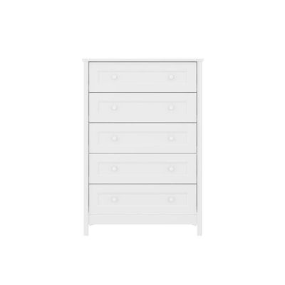 Cômoda Alta Ditália 5 Gavetas Dm-229 Branco