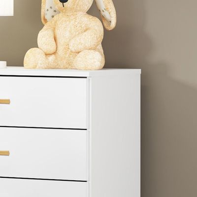 Cômoda Ditália 5 Gavetas Bb-120 Branco