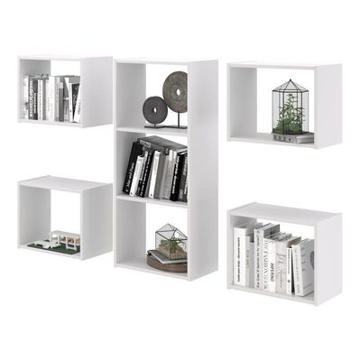 Kit Nichos 7 Compartimento Canada Branco