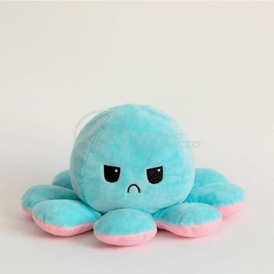 Polvo Reversível De Pelúcia 2 Em 1 Tiktok Rosa E Azul