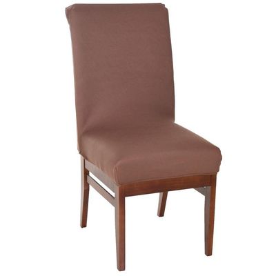 Capa De Cadeira Malha Gel Bene Casa Marrom