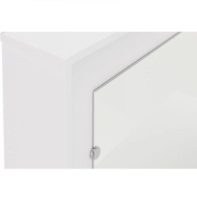 Penteadeira 7 Gavetas Branco UV Acetinado Ditália