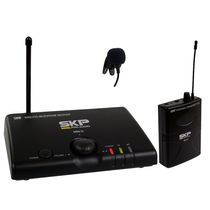 Microfone Skp Mini-iii Base + 1 Mic Lapela Uhf Sem Fio