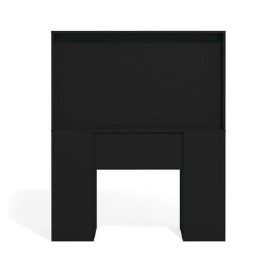 Penteadeira Ditália 7 Gavetas Pe-80 Preto Uv Acetinado
