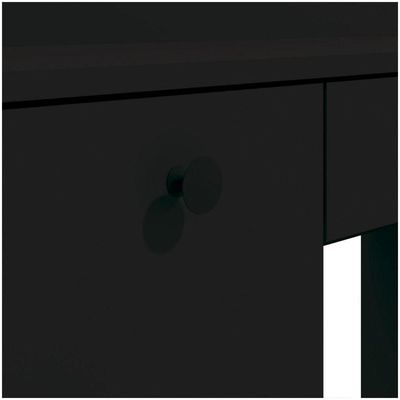 Penteadeira Ditália 7 Gavetas Pe-80 Preto Uv Acetinado