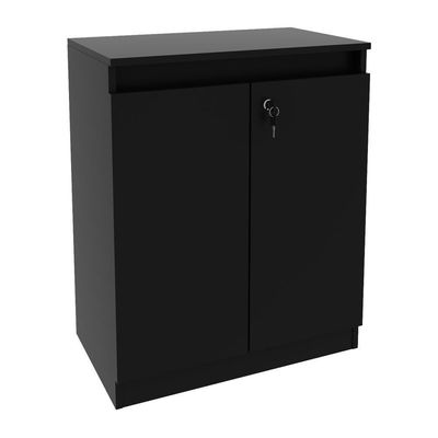 Balcão Escritório Com Chave Multimóveis Vcr25046 Preto Preto