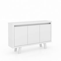 Balcão Escritório Com 3 Portas Multimóveis Vcr25028 Branco