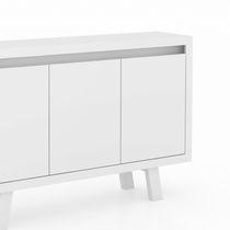 Balcão Escritório Com 3 Portas Multimóveis Vcr25028 Branco