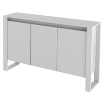 Balcão Escritório Com 3 Portas Multimóveis Vcr25044 Branco