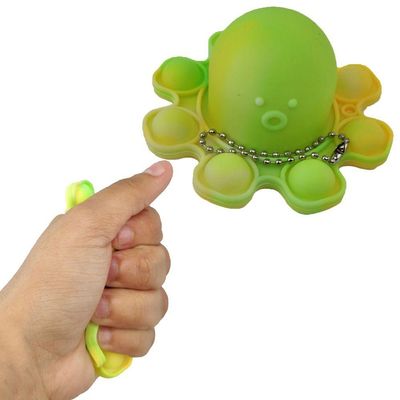 Fidget Pop It Polvo Chaveiro Sensorial Relaxa