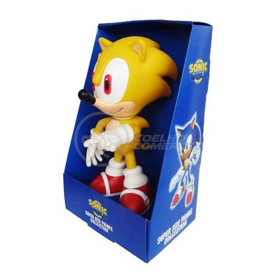 Boneco Action Figure Super Sonic 23cm Sonic