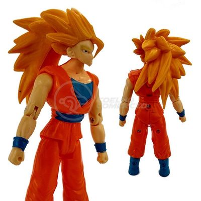 Kit 6 Bonecos Dragon Ball Super Goku Ssj3, Zamasu