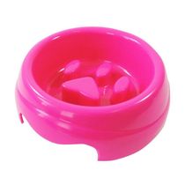 Comedouro Plastico Coma Melhor Rosa
