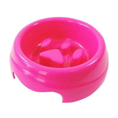 Comedouro Plastico Coma Melhor Rosa