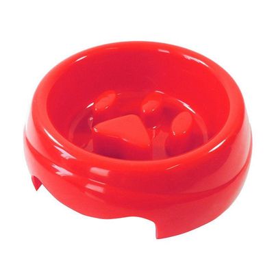 Comedouro Plastico Coma Melhor Vermelho