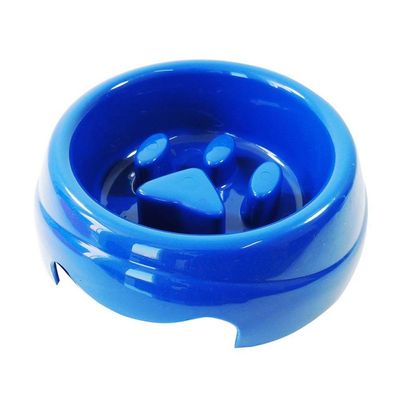 Comedouro Plastico Coma Melhor Azul