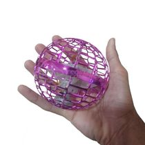 Bola Spinner Voadora Led Divertido Boomerang Drone Rosa