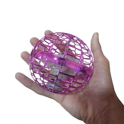 Bola Spinner Voadora Led Divertido Boomerang Drone Rosa