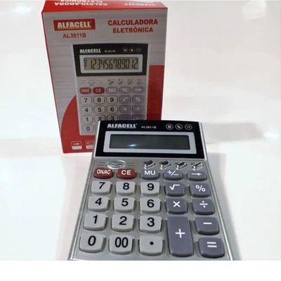 Calculadora Eletrônica 12 Dígitos A Pilha