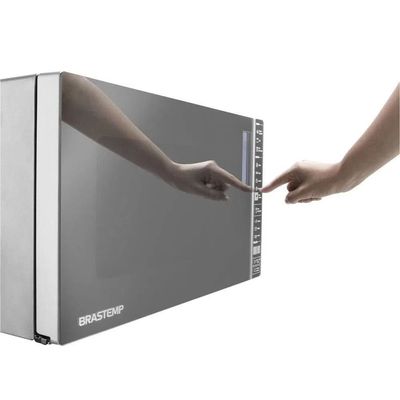 Micro-ondas Brastemp Espelhado Grill 32 Litros Inox 110V BMG45ARANA