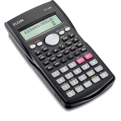 Calculadora Cientifica 240 Funções Cc240 Preta
