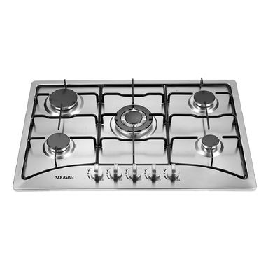Cooktop a Gás Suggar 5 Queimadores Inox Bivolt FG5135IX