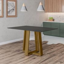Mesa De Jantar 136cm Multimóveis Cr50044 Carvalho/cinza