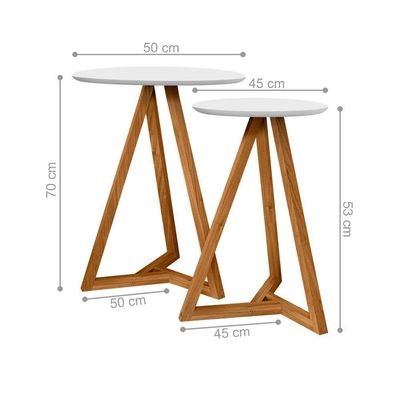 Conjunto De Cabeceira Com Mezanino Lateral Branco Nature