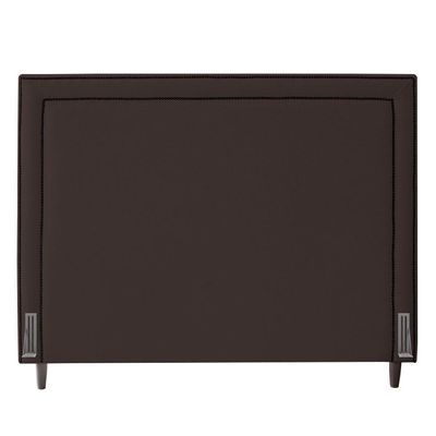 Cabeceira Cama Box Casal Maísa 140Cm Com Frame Suede Marrom