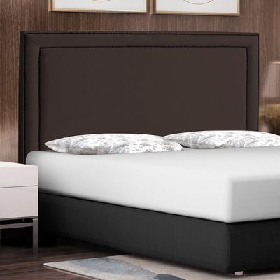 Cabeceira Queen Size Maísa 160Cm C/ Frame Suede Marrom