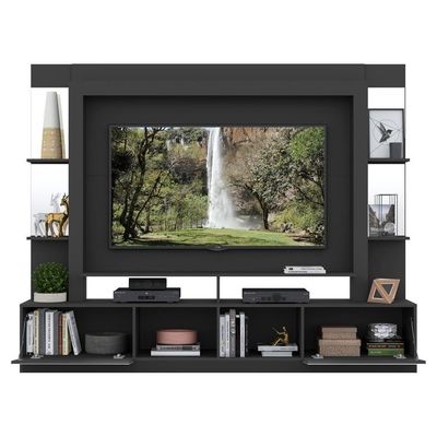 Estante Com Suporte Tv 65" C/ Espelho Oslo Multimóveis V3385