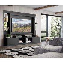 Estante Com Suporte Tv 65" C/ Espelho Oslo Multimóveis V3385
