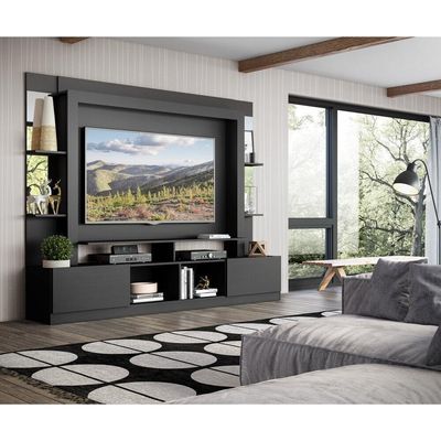 Estante Com Suporte Tv 65" C/ Espelho Oslo Multimóveis V3385