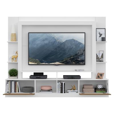 Estante Com Suporte Tv 65" C/ Espelho Oslo Multimóveis V3382