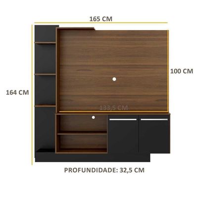 Estante Tv 55" E 2 Portas Denver Multimóveis V2473