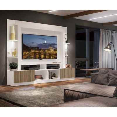 Estante Tv 65" Com Leds Berlim Multimóveis V3392