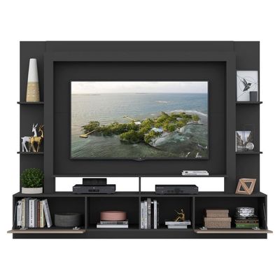 Estante Com Suporte Tv 65" C/ Espelho Oslo Multimóveis V3382