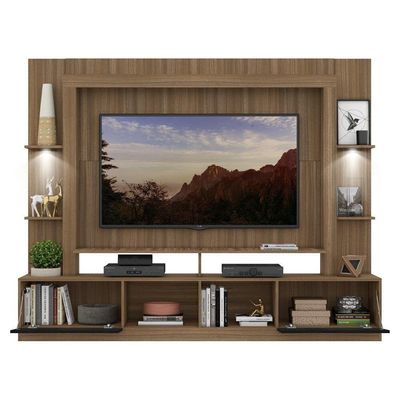 Estante Com Suporte Tv 65" E Leds Berlim Multimóveis V3384