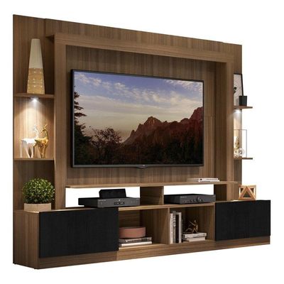 Estante Com Suporte Tv 65" E Leds Berlim Multimóveis V3384