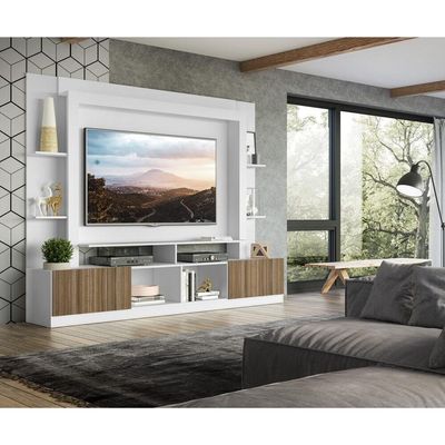 Estante Com Suporte Tv 65" E 2 Portas Oslo Multimóveis V3386