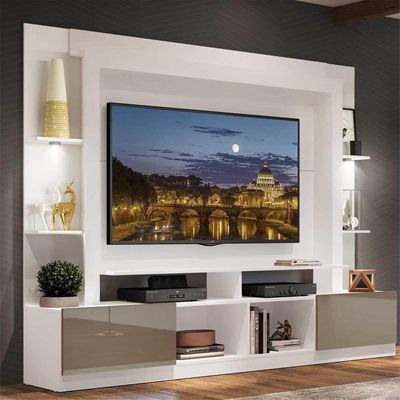 Estante Com Suporte Tv 65" E Leds Berlim Multimóveis V3384