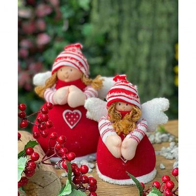 Boneca Decorativa Vermelha Ab502