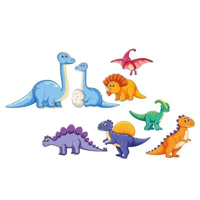Adesivo De Parede Decorativo Infantil Dinossauros