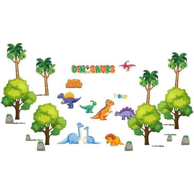 Adesivo De Parede Decorativo Infantil Dinossauros