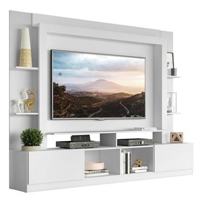 Estante Tv 65" E 2 Portas Oslo Multimóveis V3395 Branca